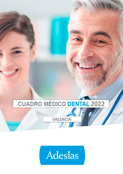 Cuadro Médico Adeslas Dental Valencia 2024