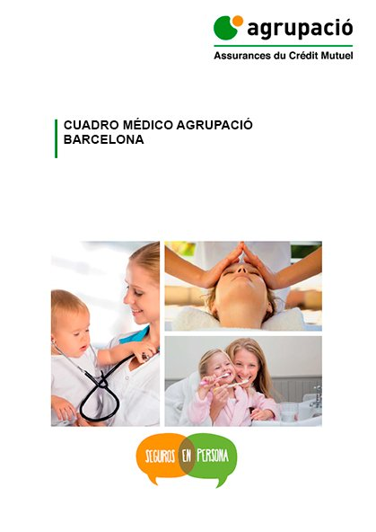 Cuadro Médico Agrupació Mutua General Barcelona 2026