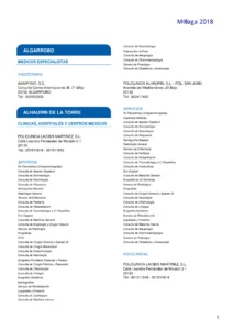 Cuadro Médico AvantSalud Almudena General malaga 2026