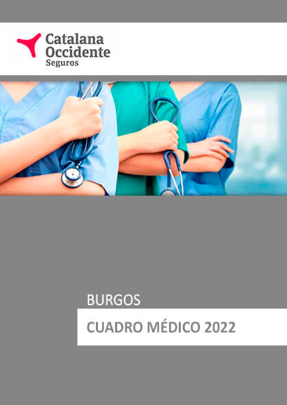 Cuadro Médico Catalana Occidente General Burgos 2026