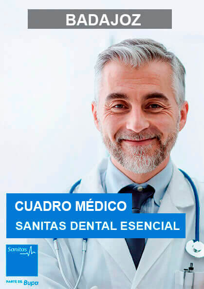 Cuadro MÃ©dico Sanitas Dental-esencial Badajoz 2023