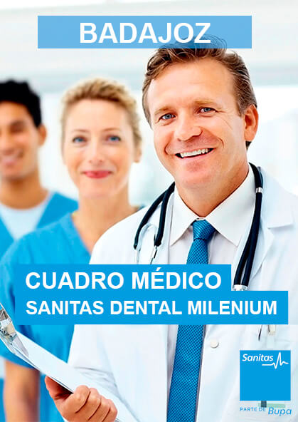 Cuadro MÃ©dico Sanitas Dental-milenium Badajoz 2023