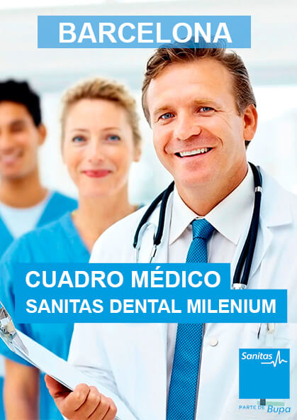 Cuadro MÃ©dico Sanitas Dental-milenium Barcelona 2023