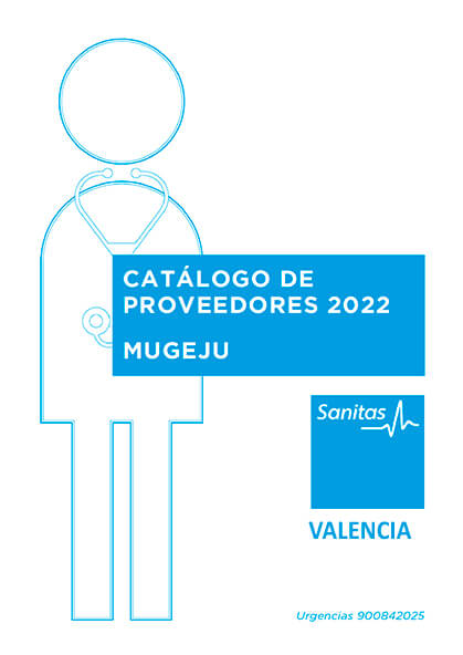 Cuadro MÃ©dico Sanitas Mugeju Valencia 2023