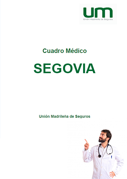 Cuadro Médico Unión Madrileña General Segovia 2024