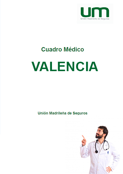 Cuadro Médico Unión Madrileña General Valencia 2026